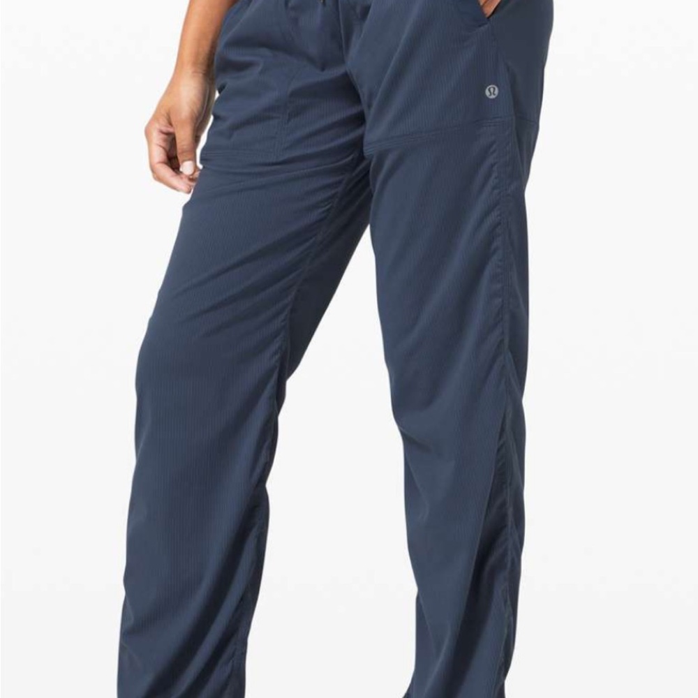 Lululemon Dance Studio Relaxed Fit Women's Navy Blue Drawstring Athletic Pants